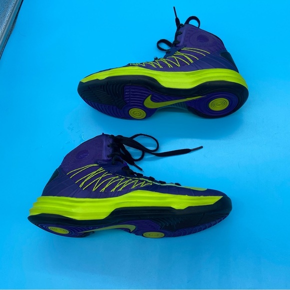 Nike Lunar Hyperdunk Court Purple RARE Size 7.5 - Picture 3 of 7